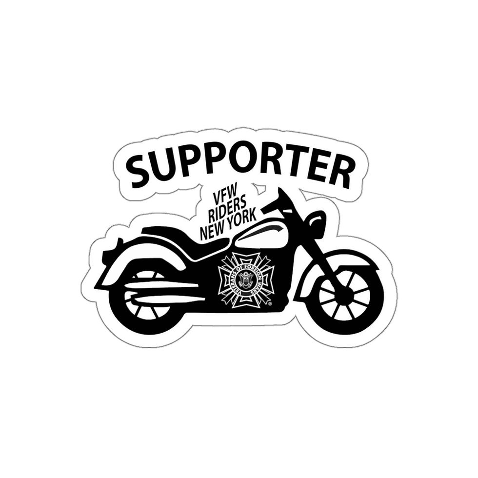 Thumbnail: VFW Riders Supporter Badge Stickers