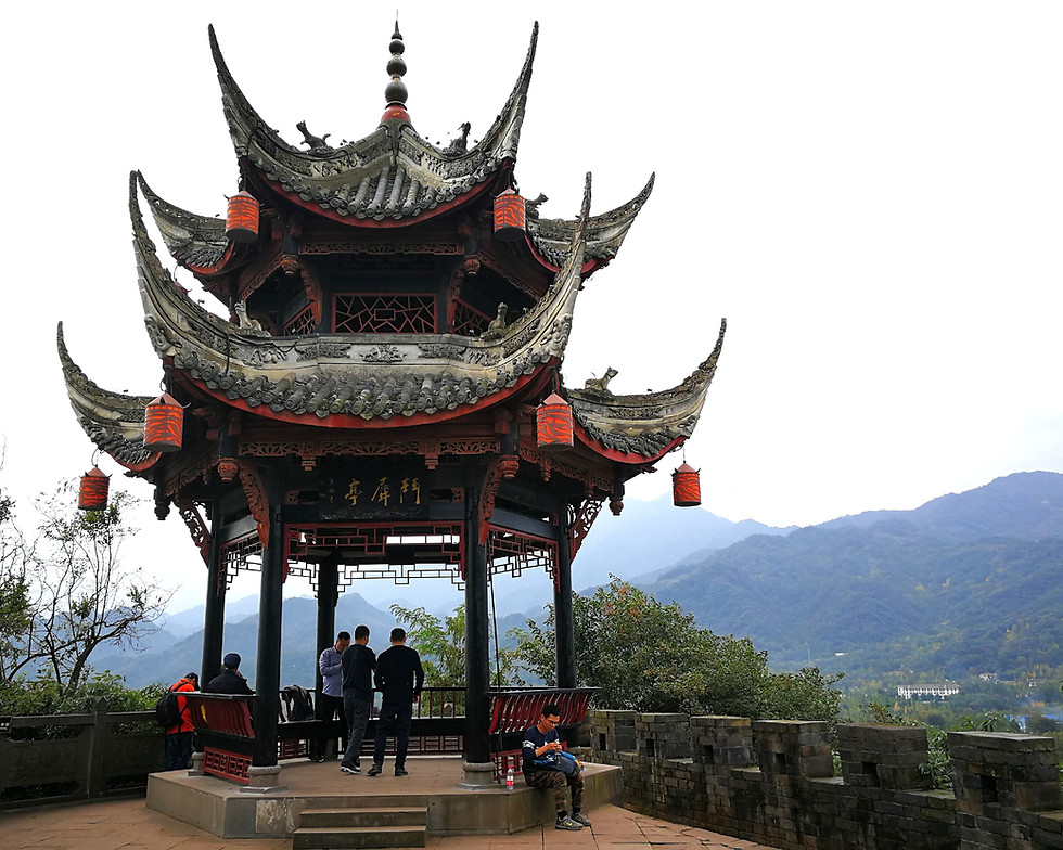 Dujiangyan, view point, China