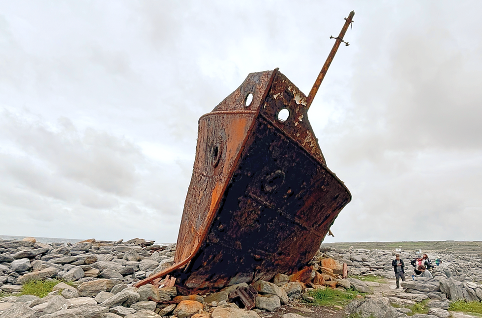 Passey hajóroncs, Aran-szigetek, Írország