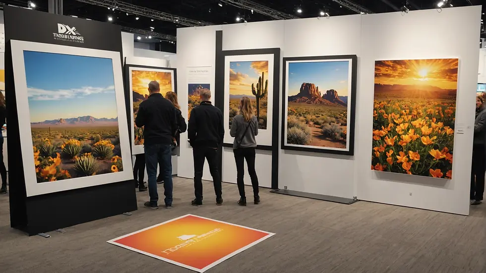 Print Marketing Material in a Phoenix Art Event