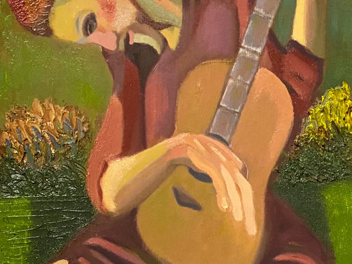 Modern Art meets Cubism - The Musician
