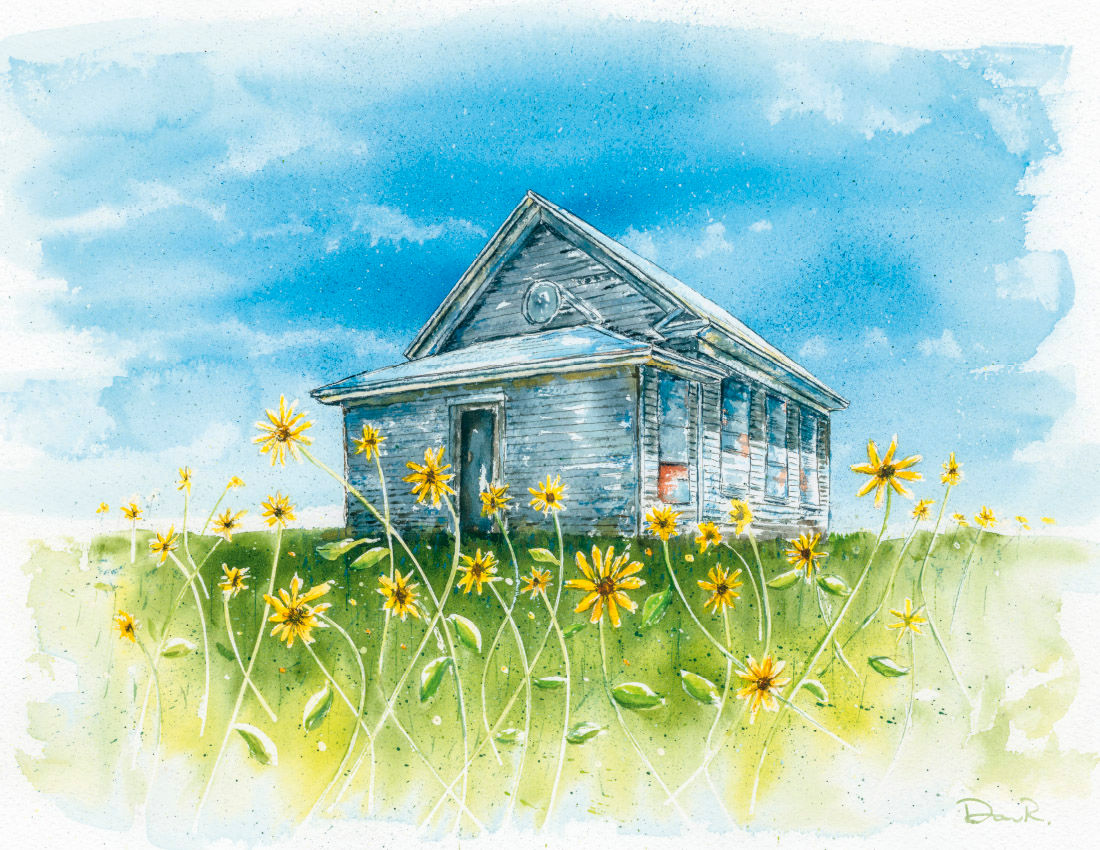 Maple Grove School Note Card