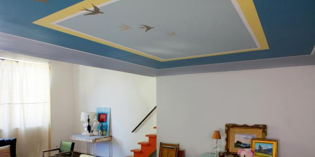Paint your ceiling first
