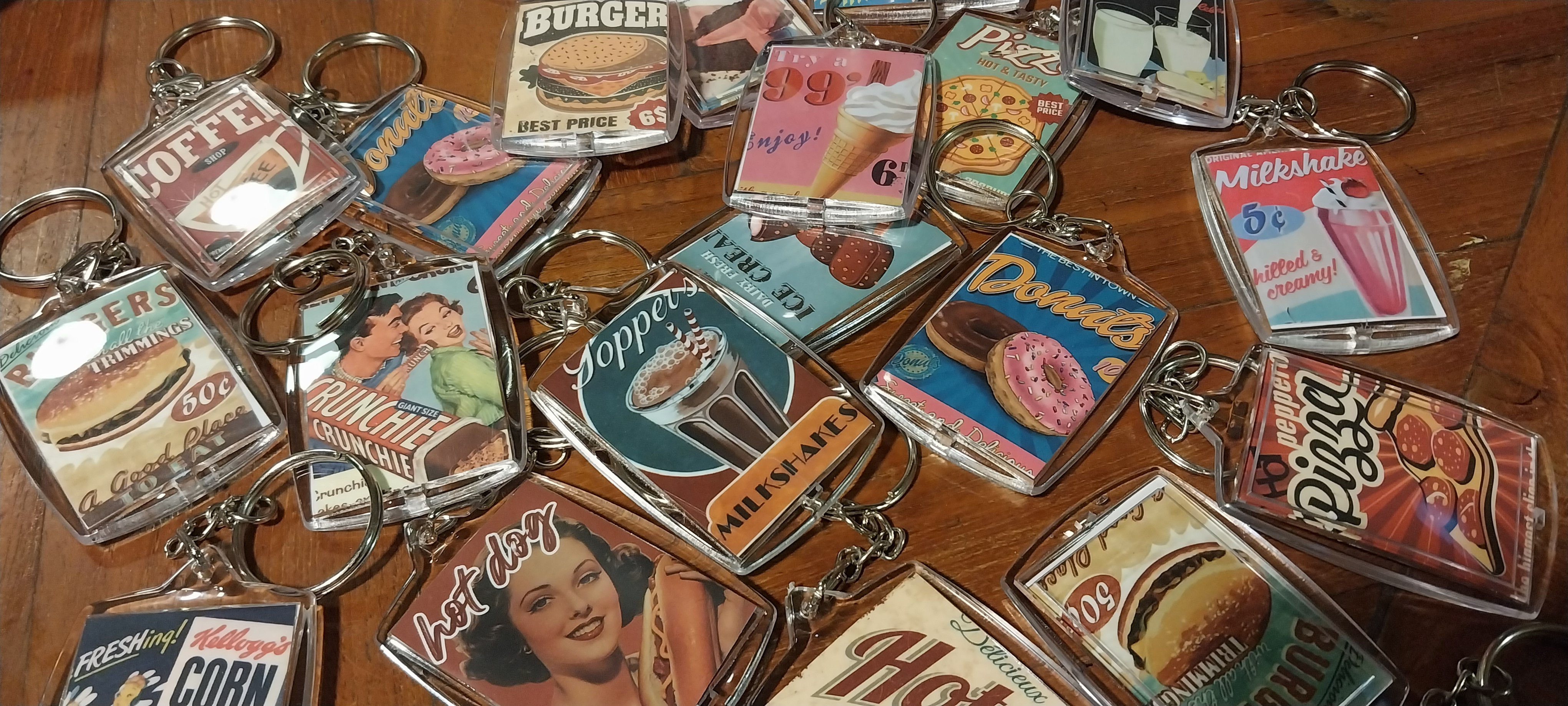 Keyring retro photos 