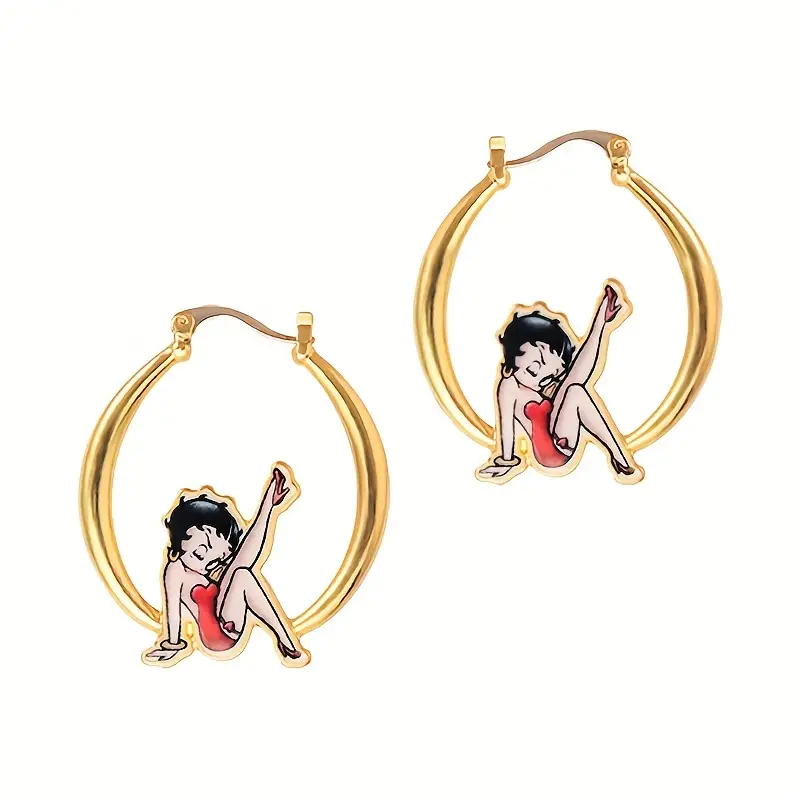 BettyBoop  Hoop Earrings