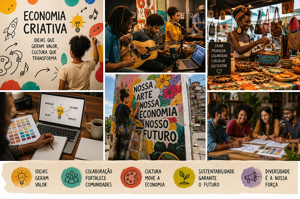 Da Gambiarra à Soberania: A Economia Criativa que Brota das Margens