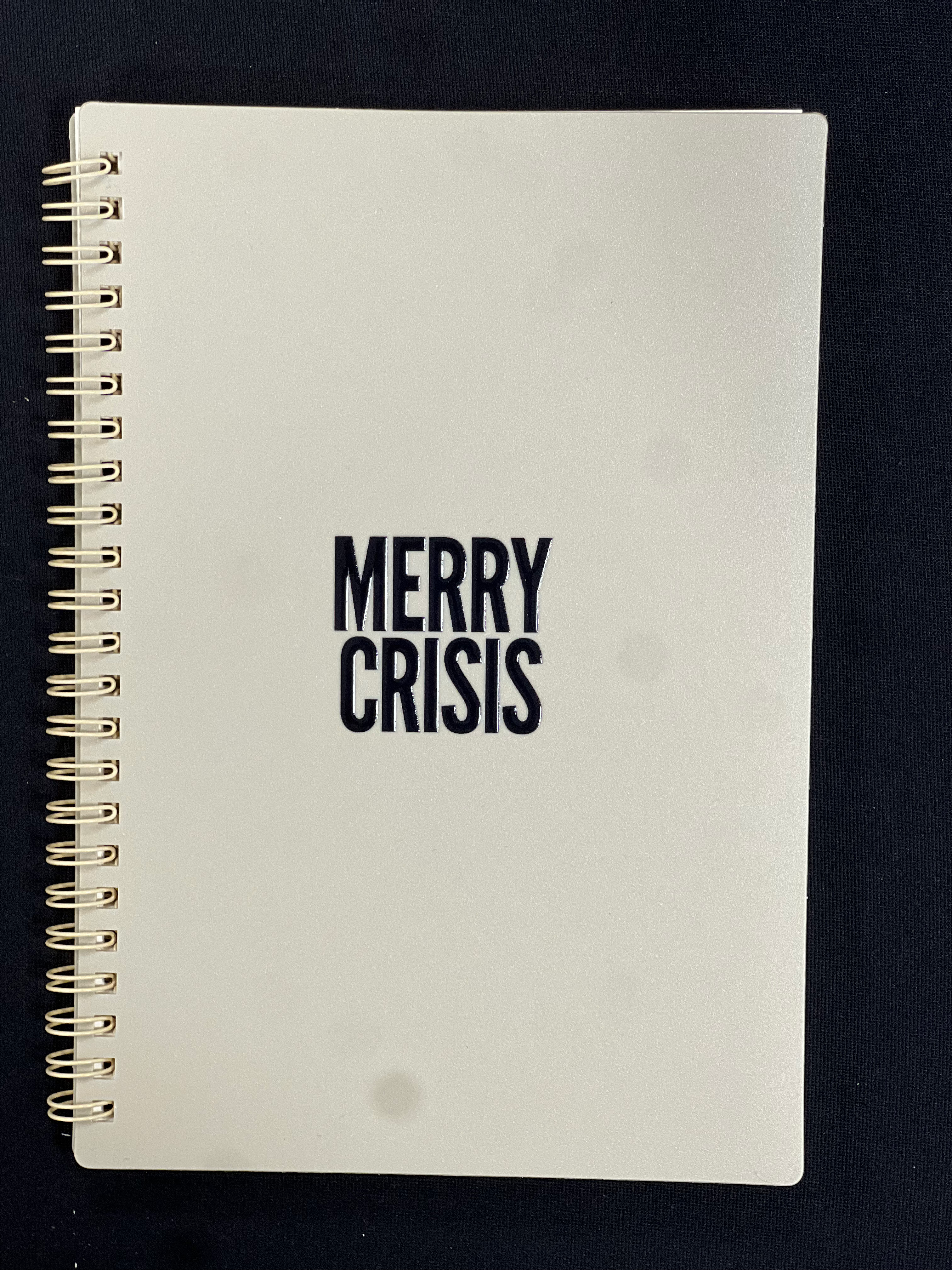 Merry Crisis Notebook. 