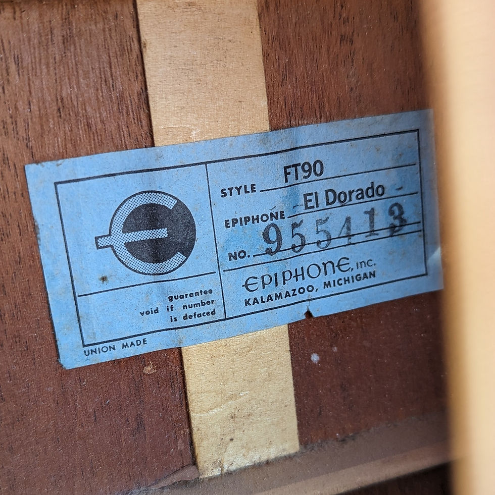 Thumbnail: 60's Epiphone FT-90 El Dorado