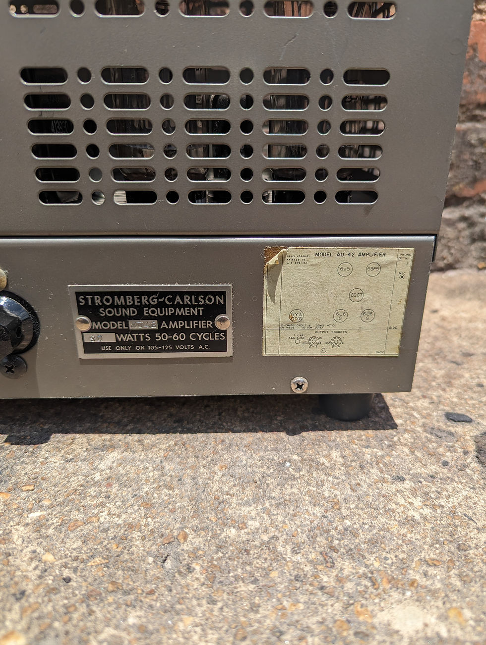 Thumbnail: 1950's Stromberg Carlson AU42 Amplifier (Converted)