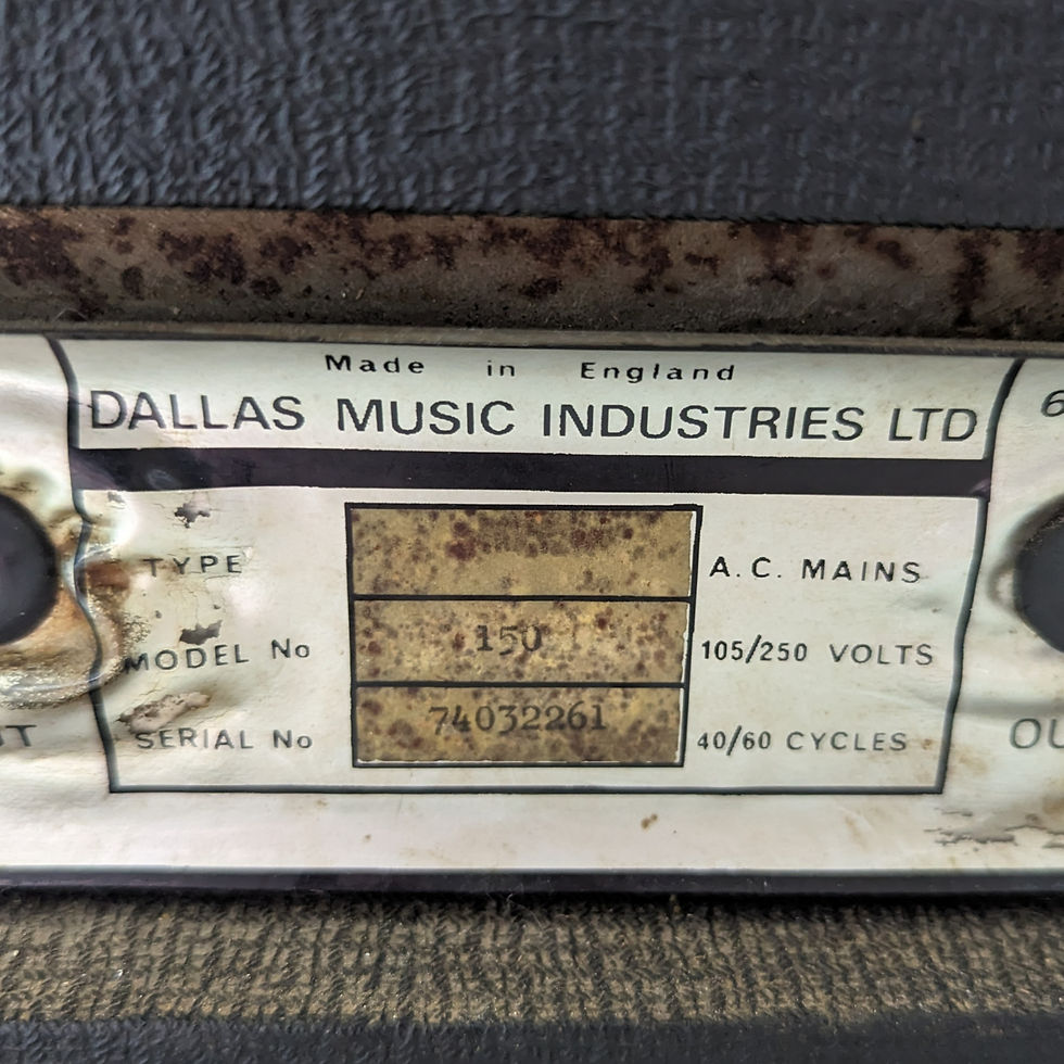 Thumbnail: 70's Sound City Bass 150 Head