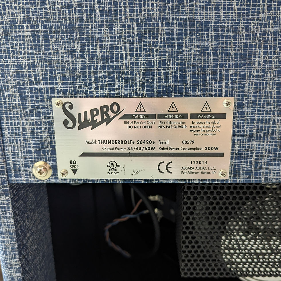 Thumbnail: Supro S6420+ 1x15" Combo