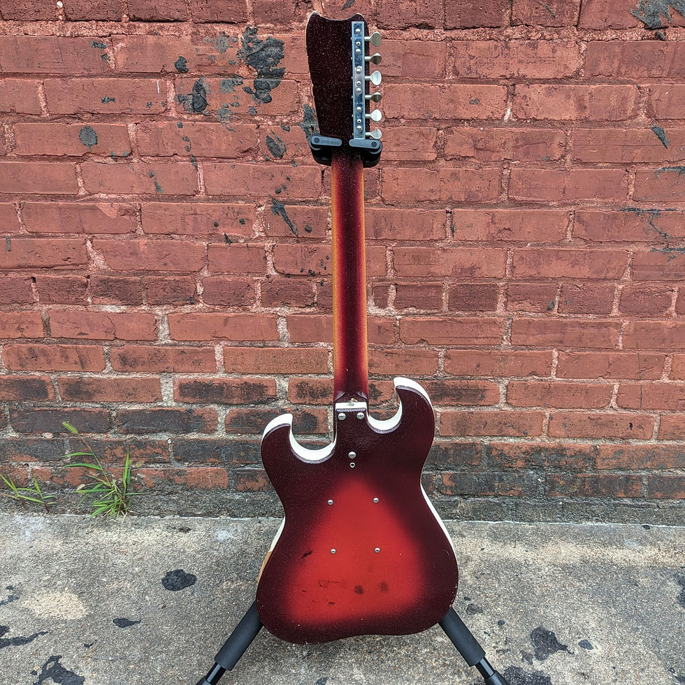 Thumbnail: 60's Silvertone 1457 w/ Case Amp