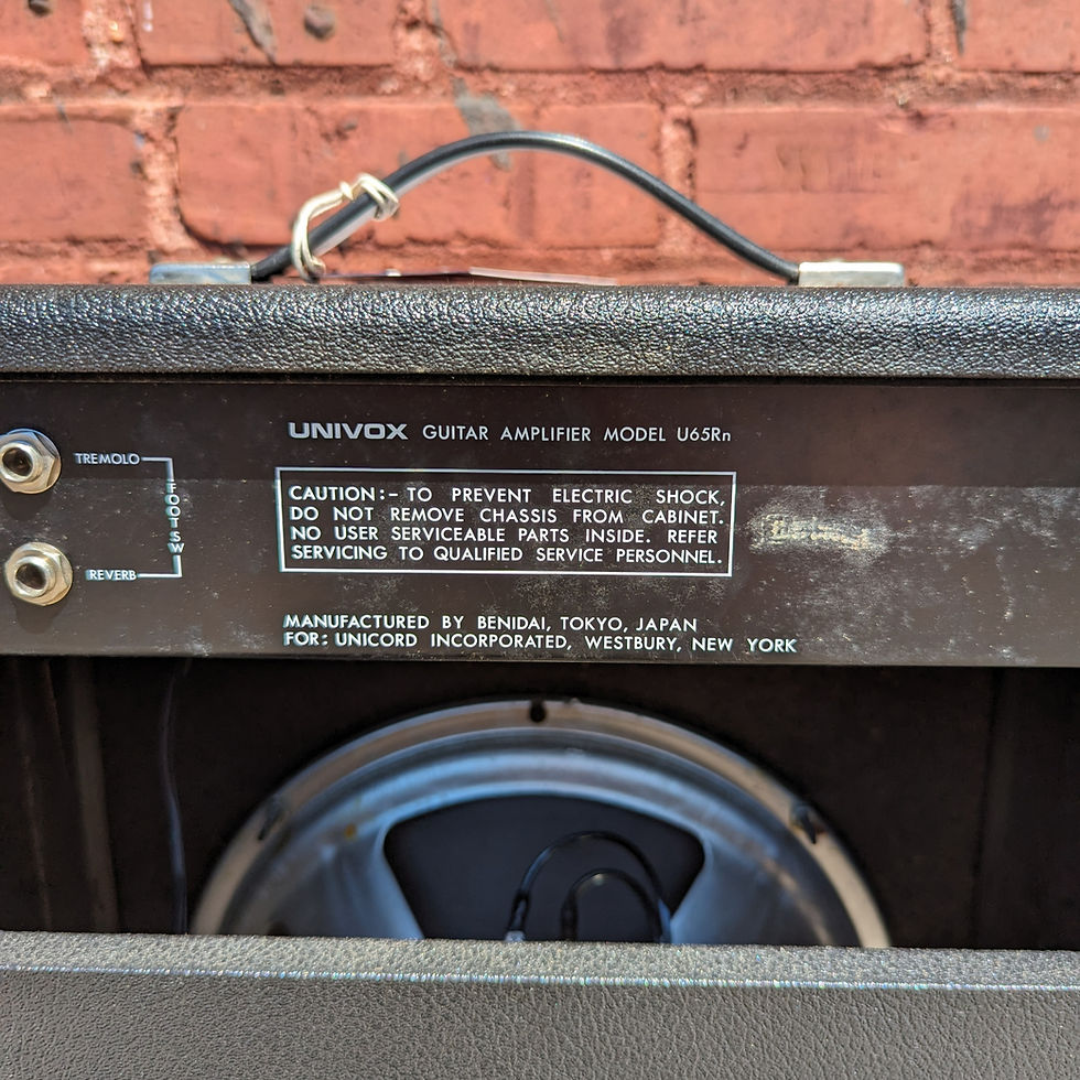 Thumbnail: 70's Univox U65RN Amplifier
