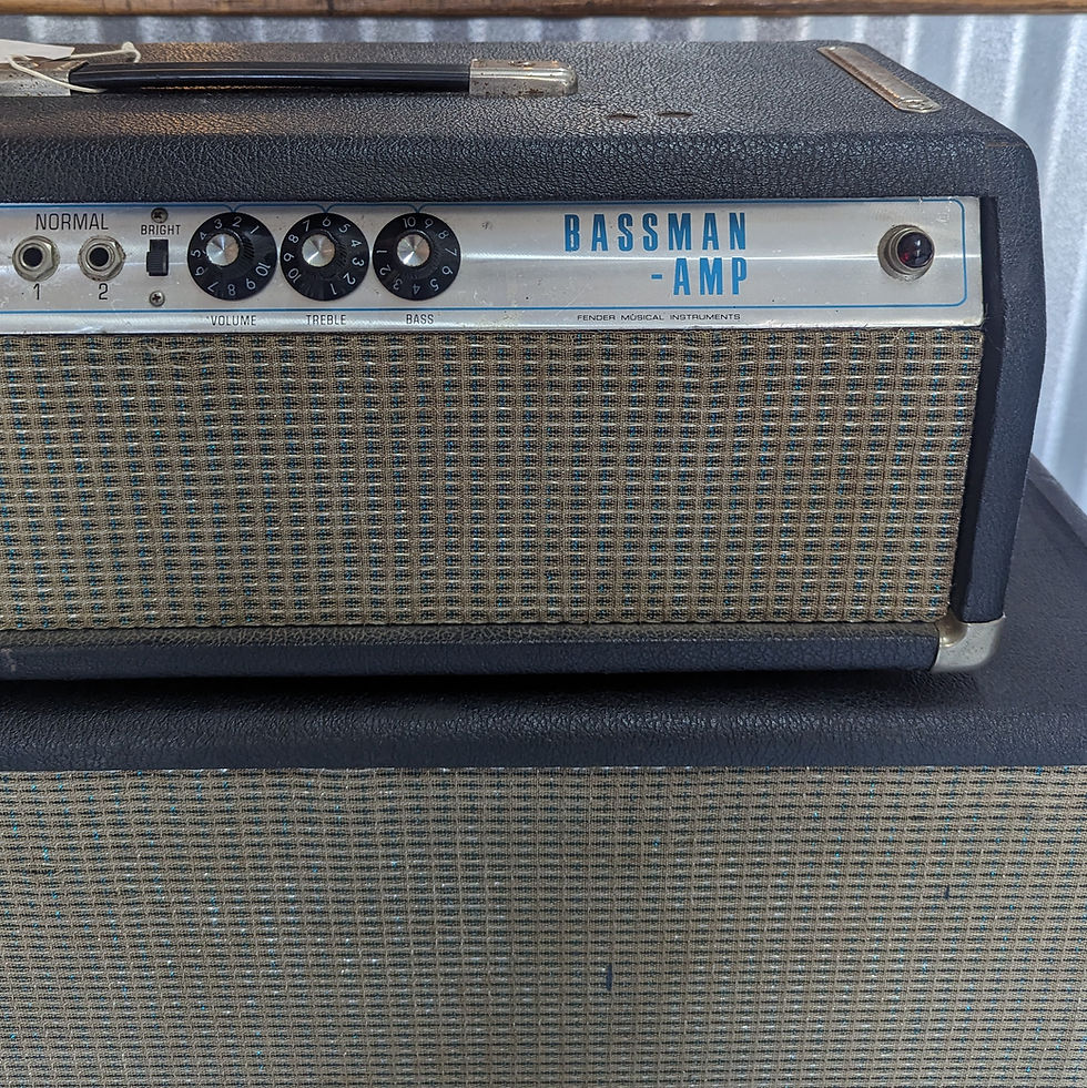 Thumbnail: 1969 Fender Bassman Head 2x15 Cabinet