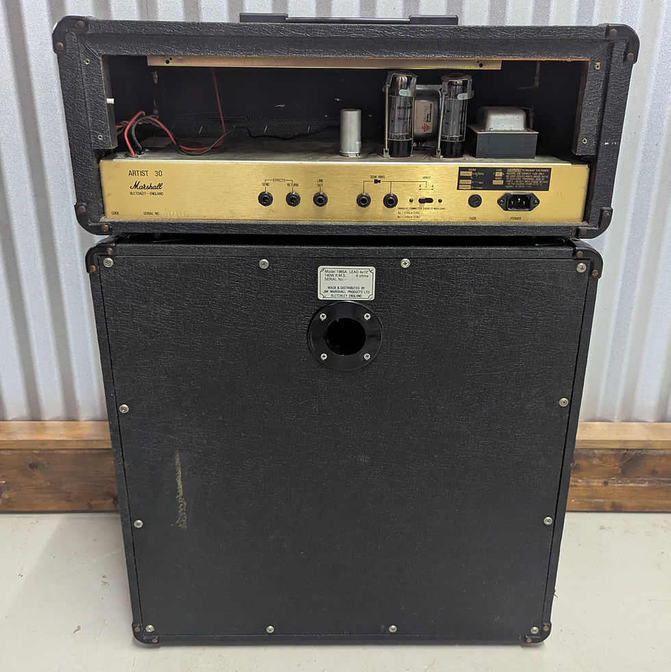 Thumbnail: 1987 Marshall Artist 3203 & Model 1965A 4x10 Cab