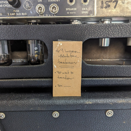 1969 Fender Bassman Head 2x15 Cabinet | Classic City Vintage Guitars