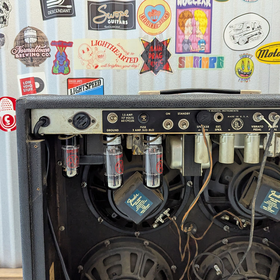 Thumbnail: 1968 Fender "Drip Edge" Super Reverb - Silver Panel