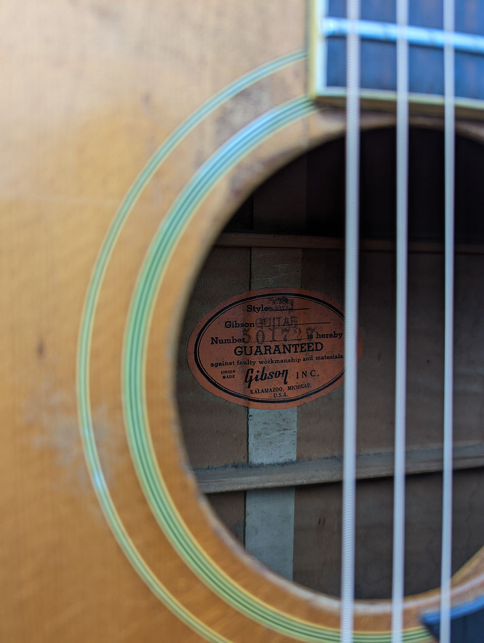 Thumbnail: 1965 Gibson Dove Natural