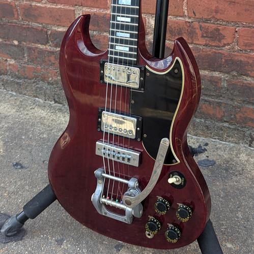 1972 Dark Cherry Gibson SG | Classic City Vintage Guitars