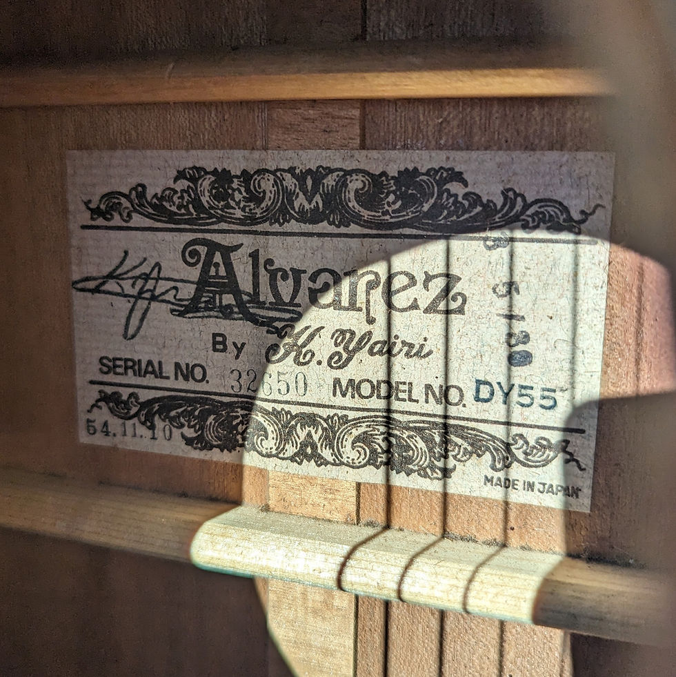 Thumbnail: 1980 Alvarez Yairi DY55