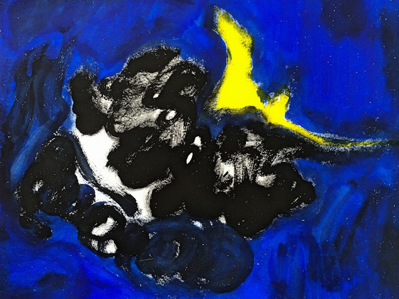 0.4 x 0.6 meter acrylic on paper