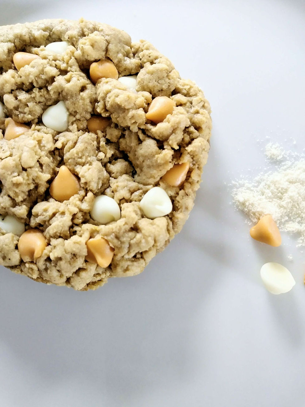 Thumbnail: 12 PK Butterscotch White Chocolate Whey 20g Protein Cookies Awesome Oat Cookies