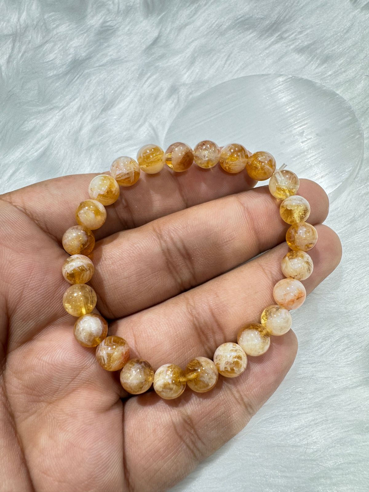 Natural Citrine bracelet - Stone of wealth and abundance