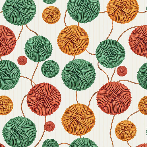 A seamless vintage wallpaper pattern with a cozy cottagecore vibe. Cream or pastel backgro