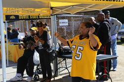 MCCBSUNAA Volunteering at the gate for football games