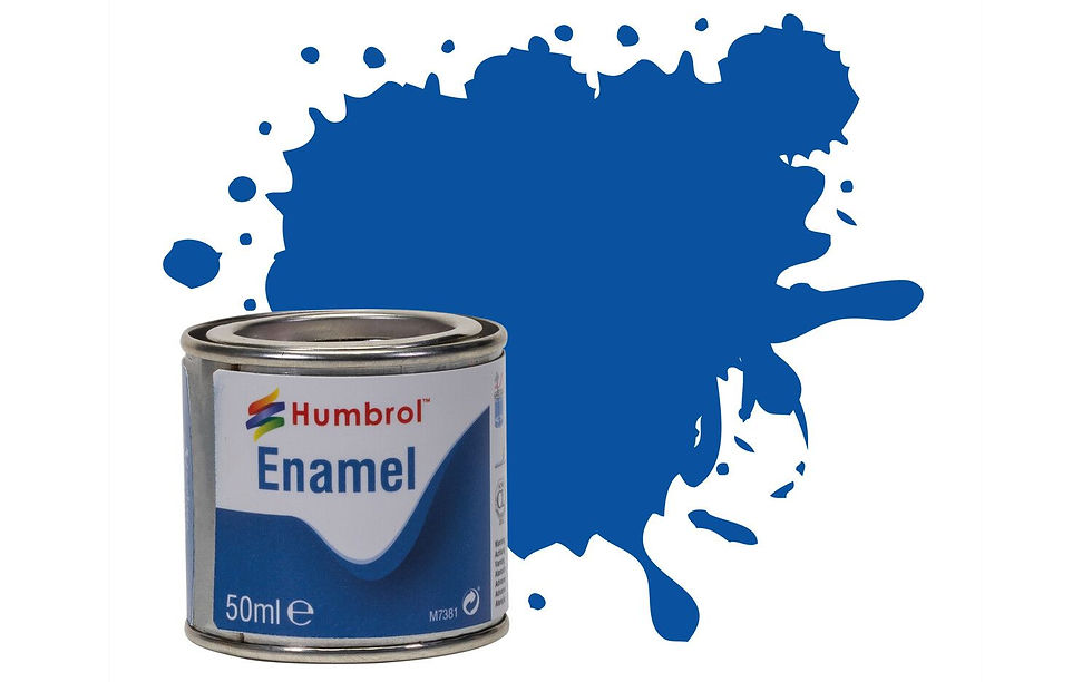 AQ0014 Enamel Paint: 14 - French Blue - Gloss - (50ml)