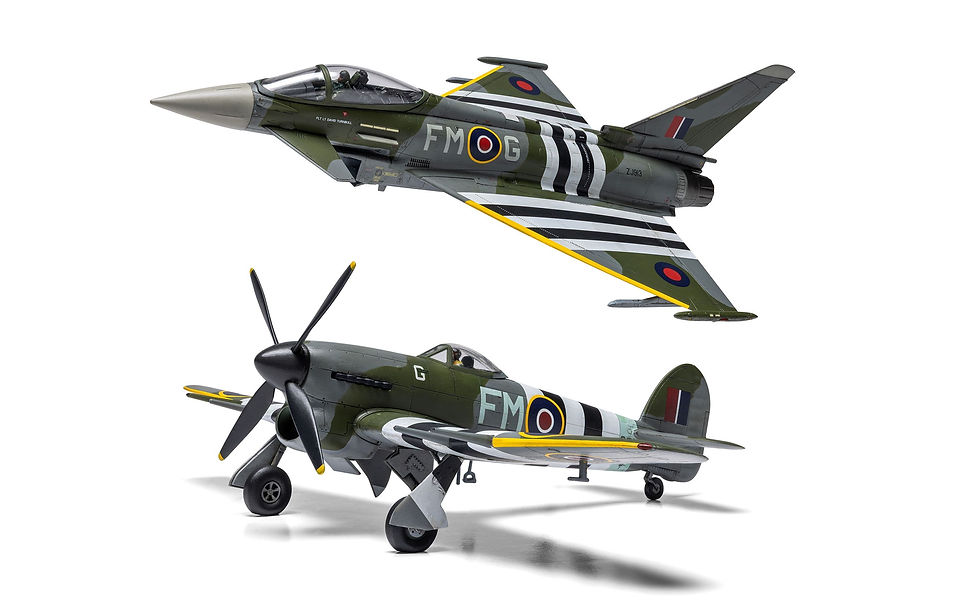 Thumbnail: A40001 Eurofighter Typhoon FGR.4 "Moggy" & Hawker Typhoon Mk.IB - Twin Pack