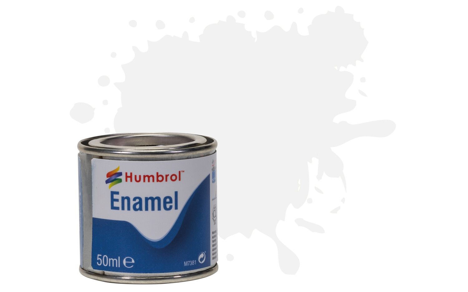 AQ0034 Enamel Paint: 34 - White - Matt - (50ml)