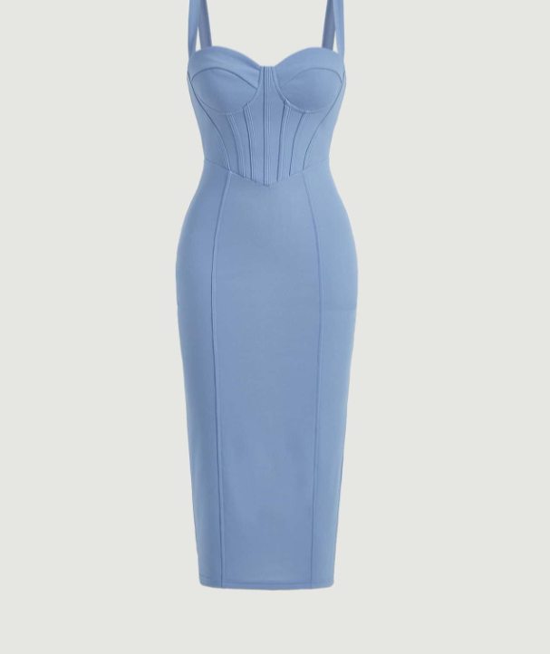 Vestido Sirena Celeste