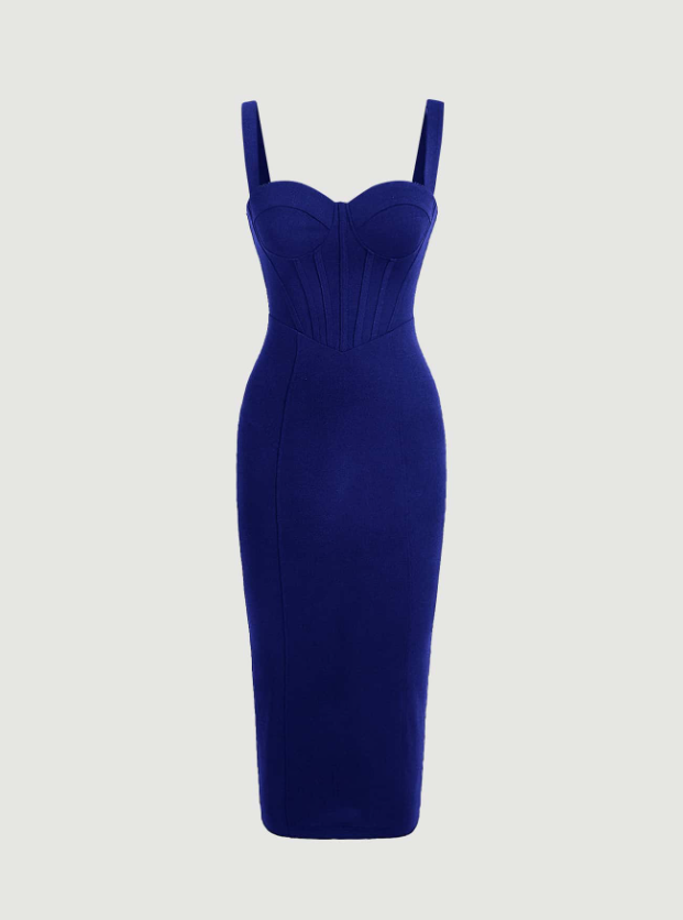 Vestido Sirena Azul
