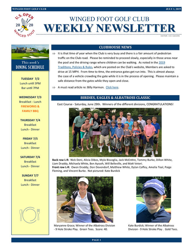 Birdies, Eagles & Albatross Classic