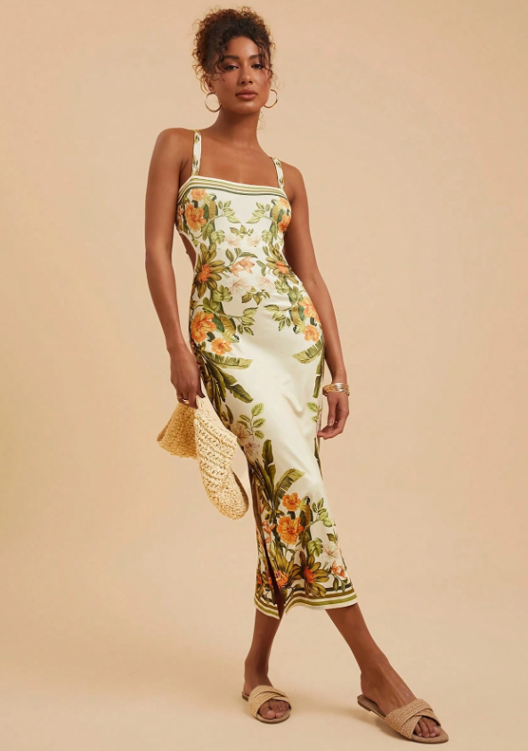 Vestido Tropical Flores