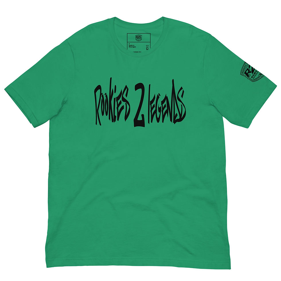Thumbnail:  ROOKIES 2 LEGENDS Unisex t-shirt