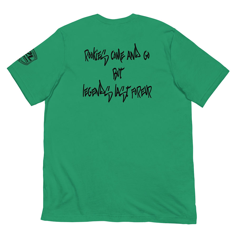 Thumbnail:  ROOKIES 2 LEGENDS Unisex t-shirt