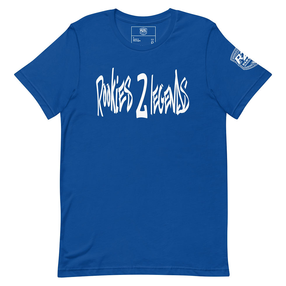 Thumbnail:  ROOKIES 2 LEGENDS Unisex t-shirt