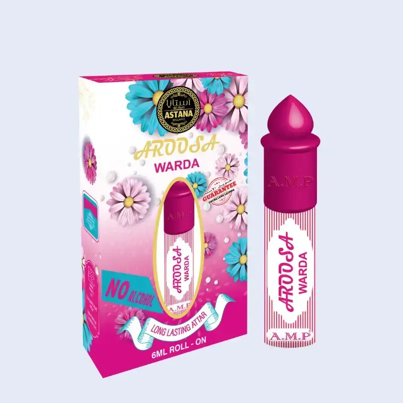 AROOSA WARDA 6 ML ROLL ON  ATTAR - TRAVEL SIZE PERFUME