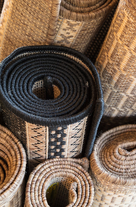 Rolled Up Rugs