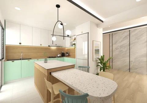 Direct Carpentry | HDB at Alkaff Crescent