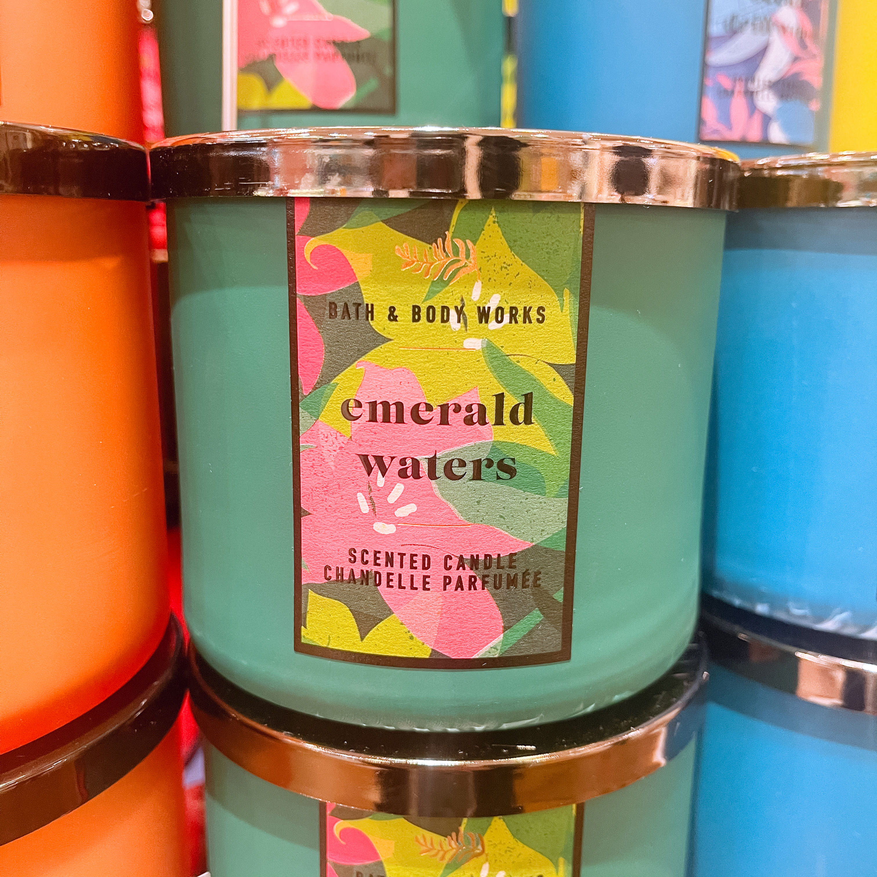 [Pre-Order] BBW 三芯蠟燭 - Emerald waters