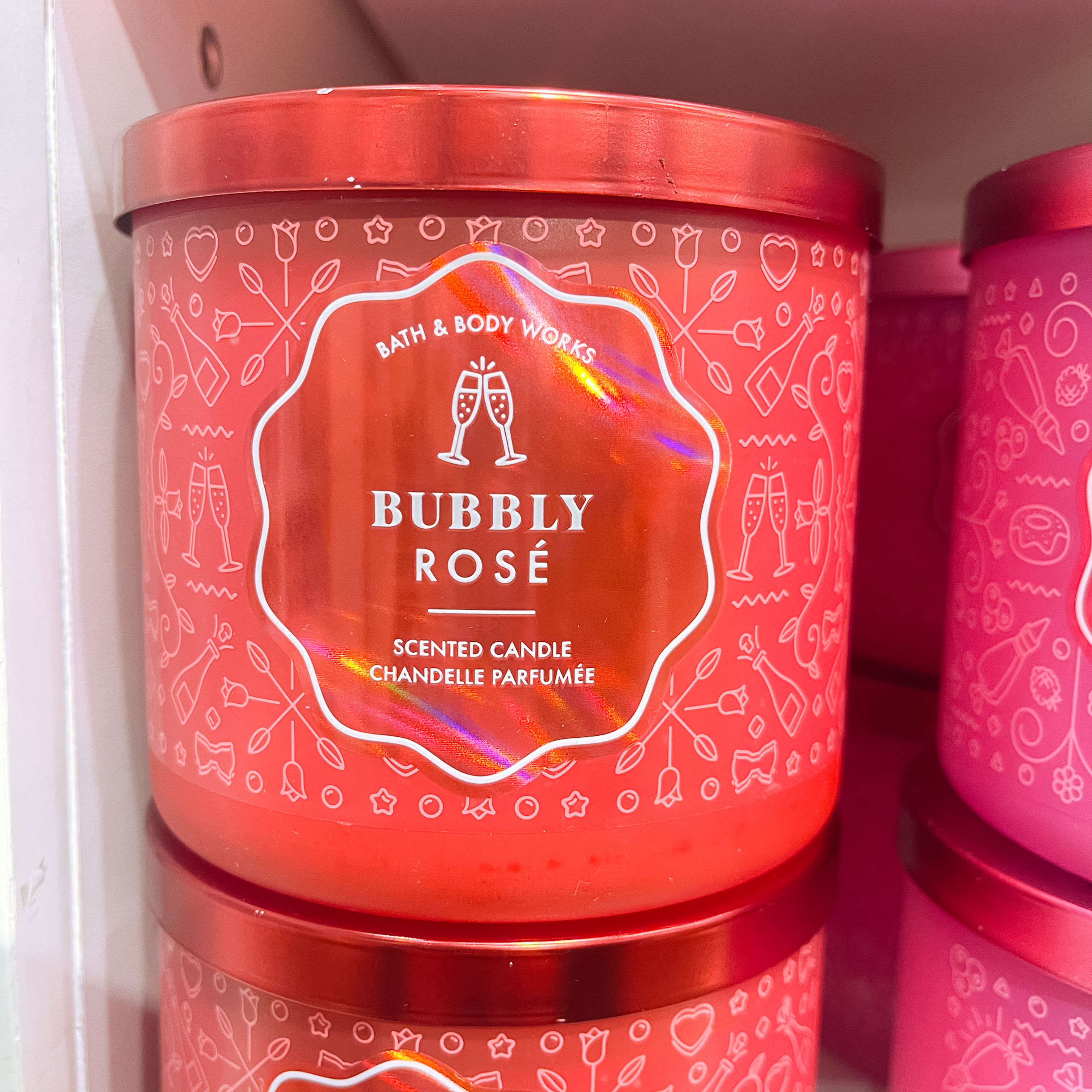 [Pre-Order] BBW 三芯蠟燭 - Bubbly Rose