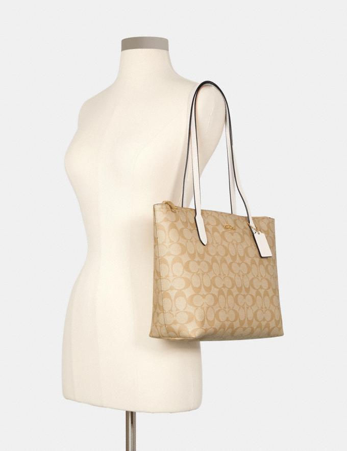 縮圖：[Pre-Order] Coach - Zip Top Tote In Signature Canvas