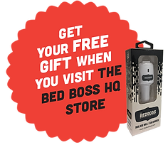 Free gift at the Bed Boss mattress store