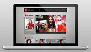 Website on Laptop