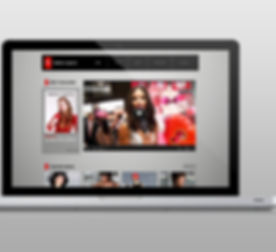 Website on Laptop