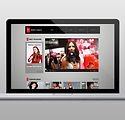 Website on Laptop