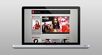 Website on Laptop